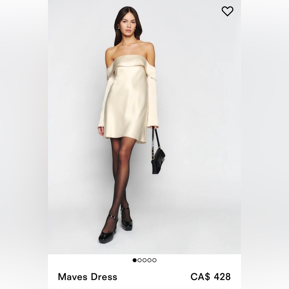 Reformation Maves Off-Shoulder Dress
